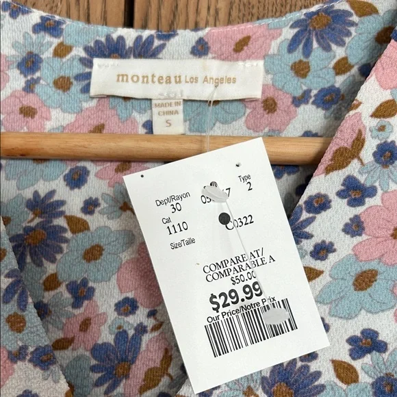 Floral Ruffle Mini Dress - Picture 4 of 5